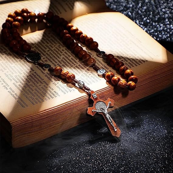 Rosario Bendecido de Palo Santo 📿🙏