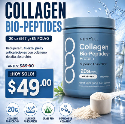 Collagen Bio-Peptides, 20 oz (567 g) En Polvo