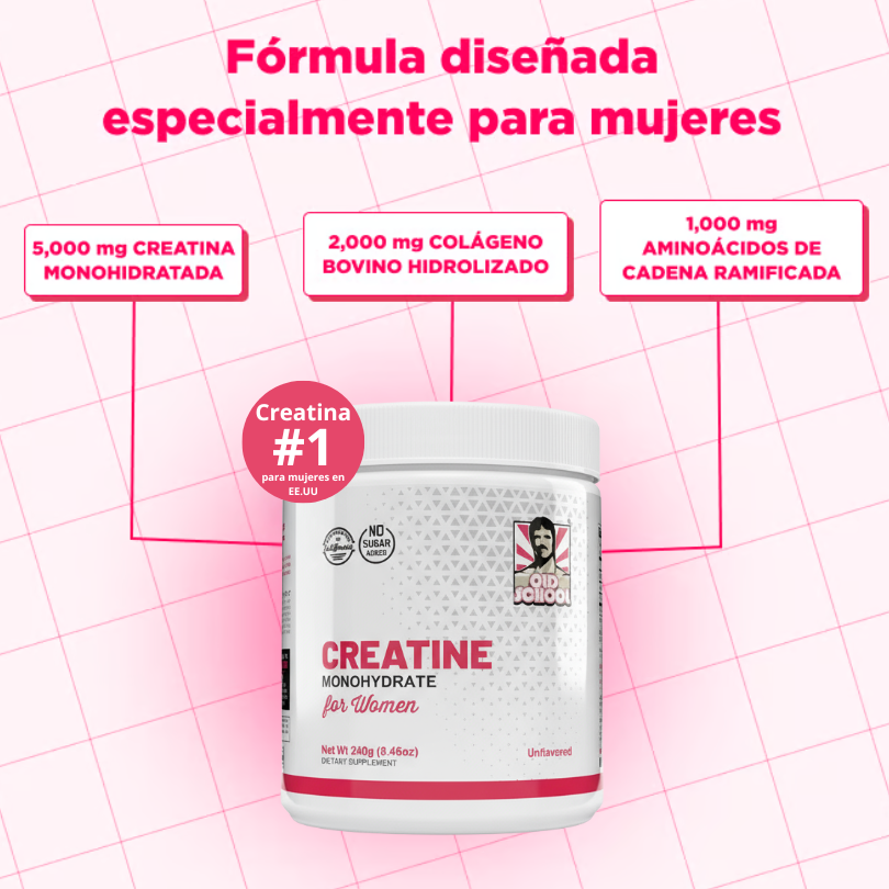 Creatina para Mujeres – Fórmula Especial 100% ORIGINAL