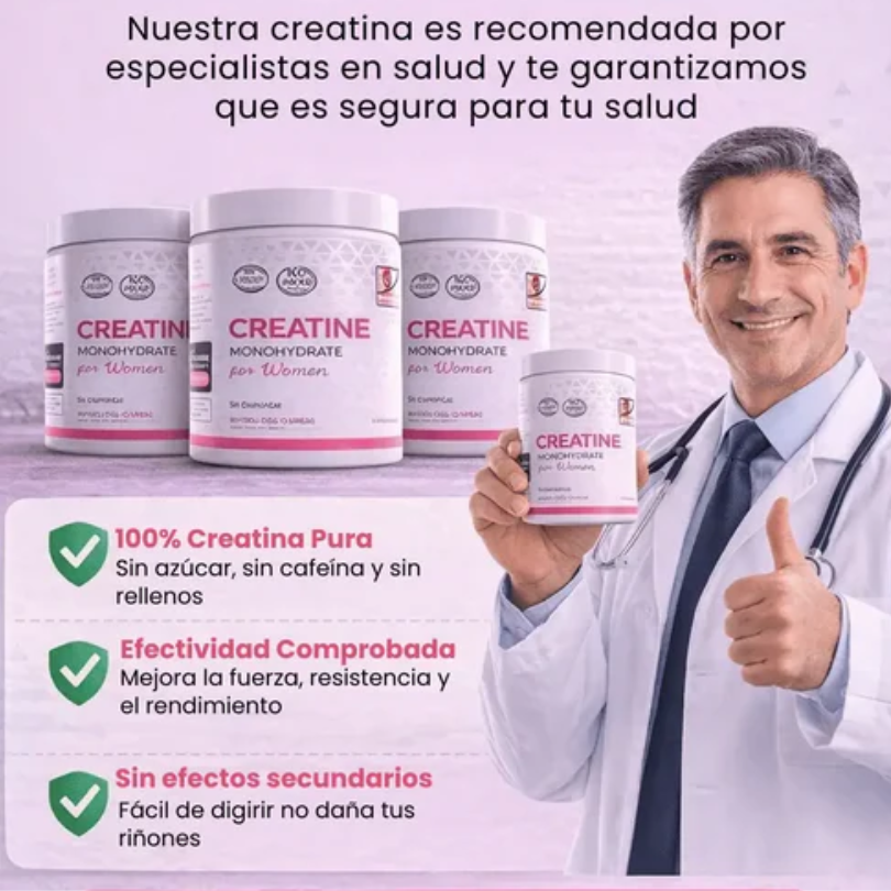 Creatina para Mujeres – Fórmula Especial 100% ORIGINAL