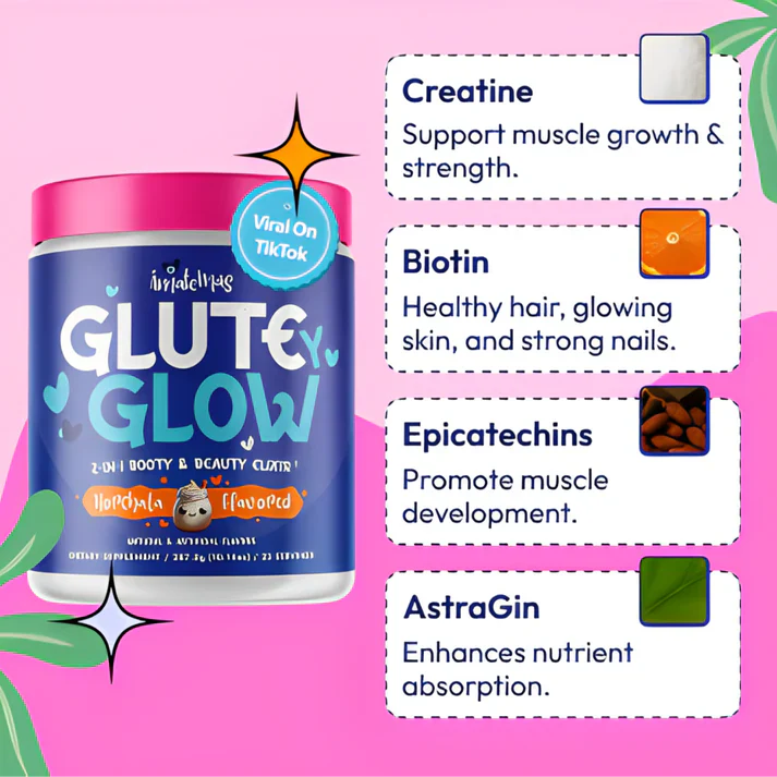 Glute Y Glow de Amatemas 287.5g (10.1 oz)