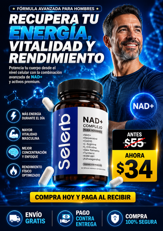 Selerb® NAD+ Complejo para hombres