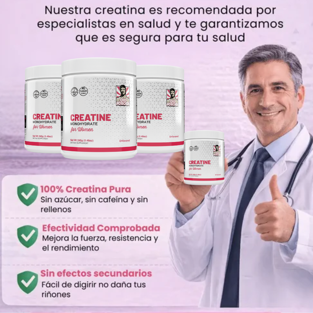 Creatina para Mujeres – Fórmula Especial 100% ORIGINAL