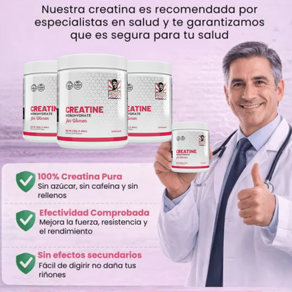 Creatina para Mujeres – Fórmula Especial 100% ORIGINAL